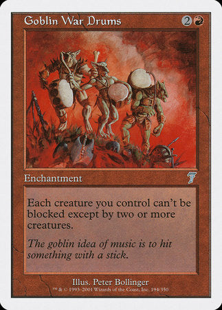 Goblin War Drums [Seventh Edition] | Tacoma Games