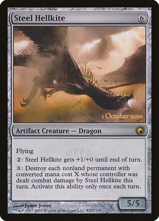 Steel Hellkite [Scars of Mirrodin Promos] | Tacoma Games