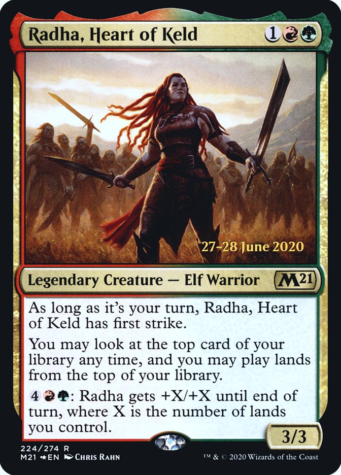 Radha, Heart of Keld  [Core Set 2021 Prerelease Promos] | Tacoma Games