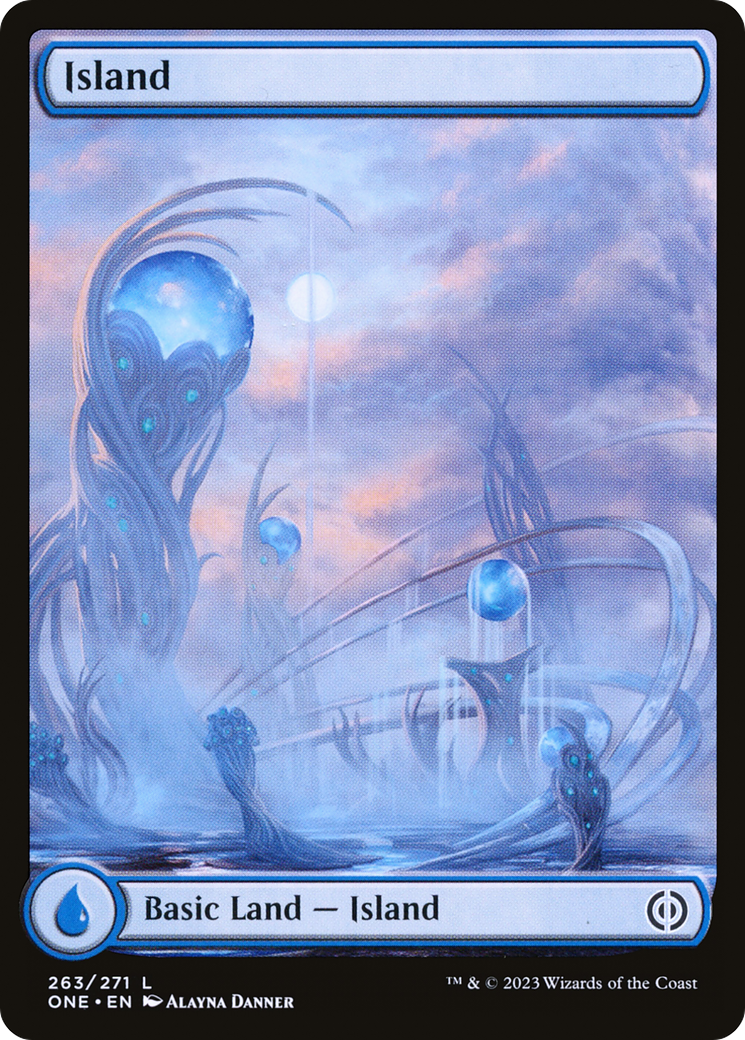 Island (263) (Full-Art) [Phyrexia: All Will Be One] | Tacoma Games