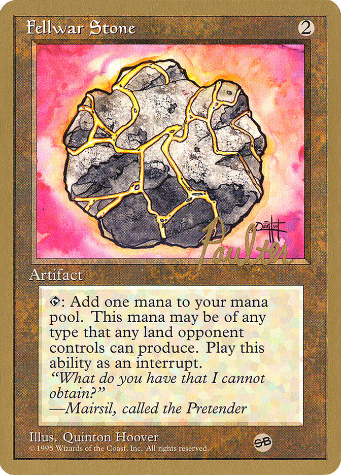 Fellwar Stone (Preston Poulter) (SB) [Pro Tour Collector Set] | Tacoma Games