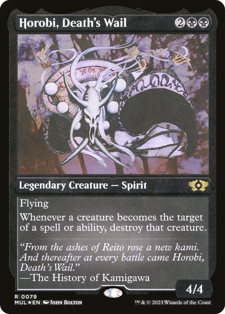 Horobi, Death's Wail (Foil Etched) [Multiverse Legends] | Tacoma Games