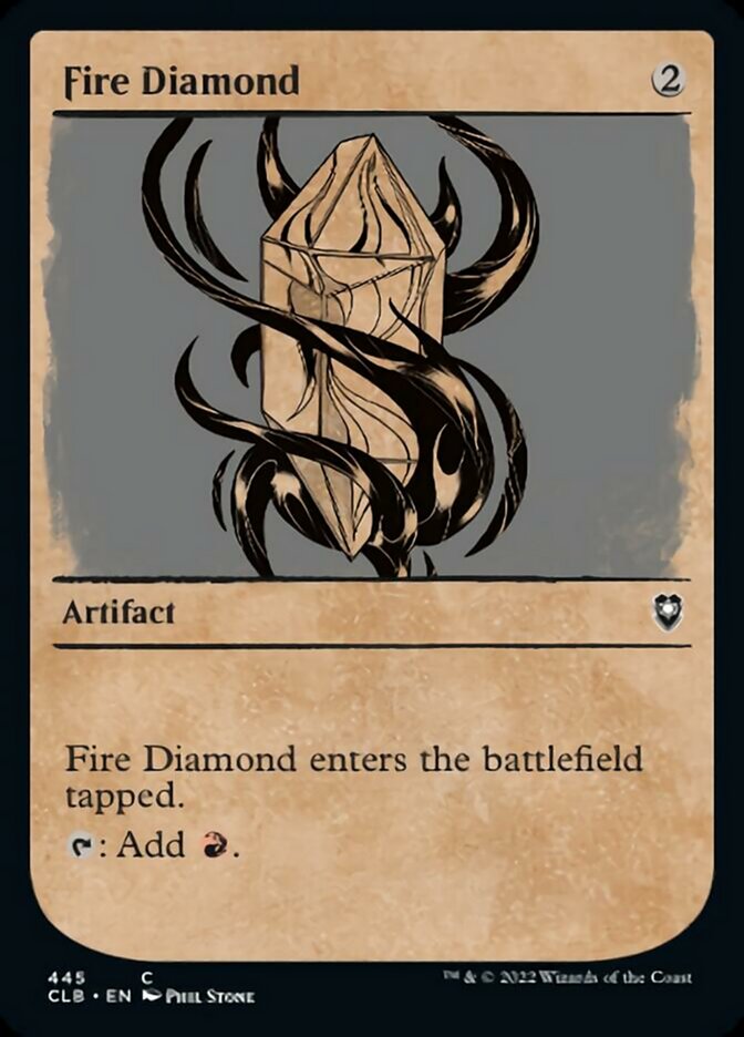 Fire Diamond (Showcase) [Commander Legends: Battle for Baldur's Gate] | Tacoma Games