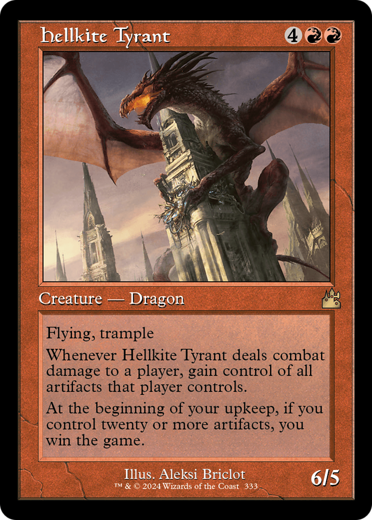 Hellkite Tyrant (Retro Frame) [Ravnica Remastered] | Tacoma Games