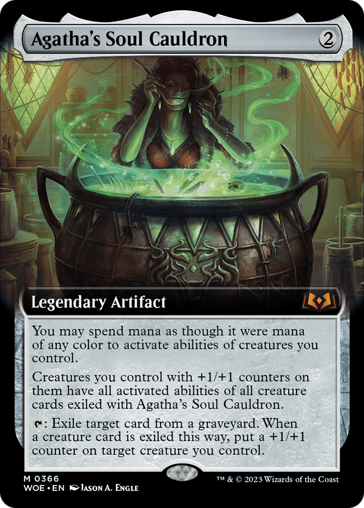 Agatha's Soul Cauldron (Extended Art) [Wilds of Eldraine] | Tacoma Games