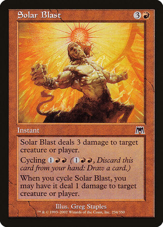 Solar Blast [Onslaught] | Tacoma Games