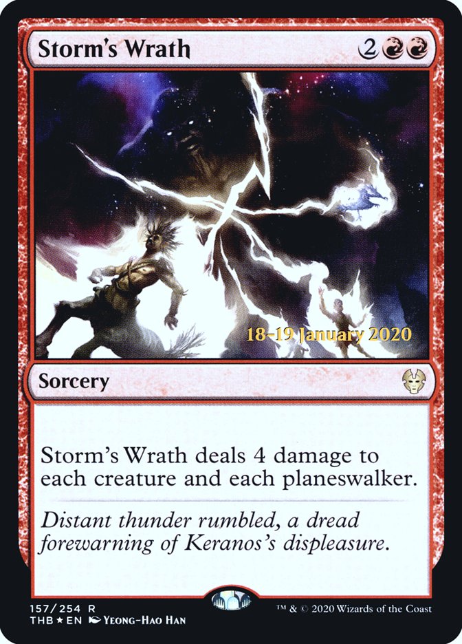 Storm's Wrath [Theros Beyond Death Prerelease Promos] | Tacoma Games
