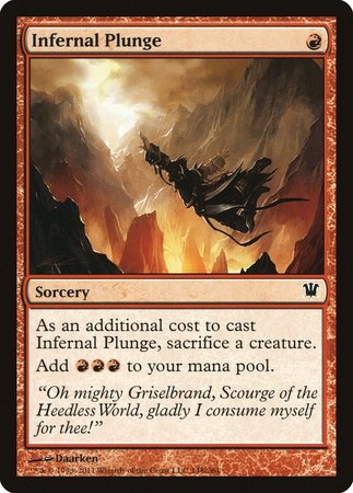 Infernal Plunge [Innistrad] | Tacoma Games