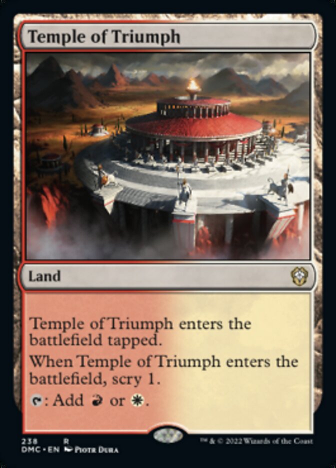 Temple of Triumph [Dominaria United Commander] | Tacoma Games