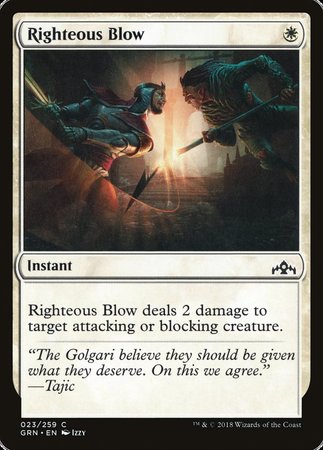 Righteous Blow [Guilds of Ravnica] | Tacoma Games