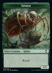 Treefolk // Spider Double-sided Token [Streets of New Capenna Commander Tokens] | Tacoma Games