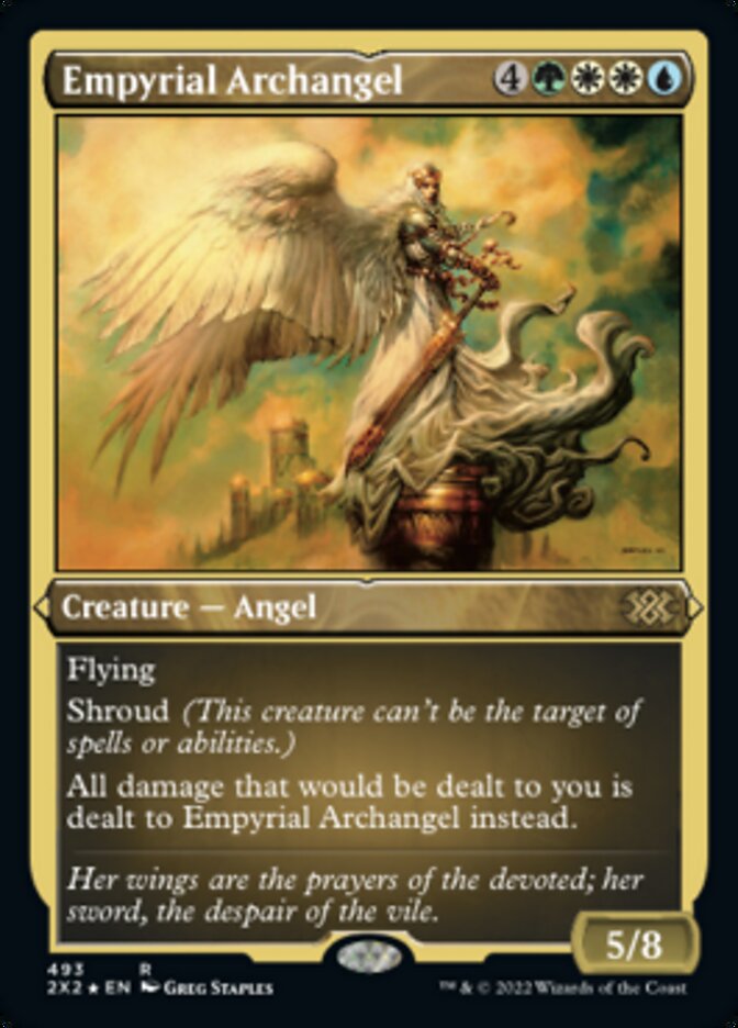 Empyrial Archangel (Foil Etched) [Double Masters 2022] | Tacoma Games