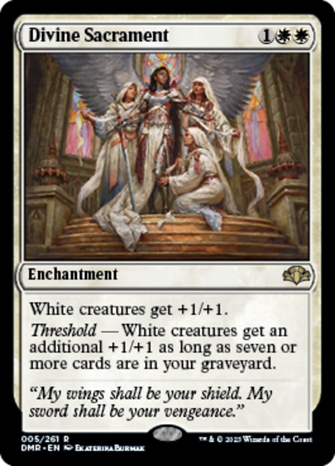 Divine Sacrament [Dominaria Remastered] | Tacoma Games