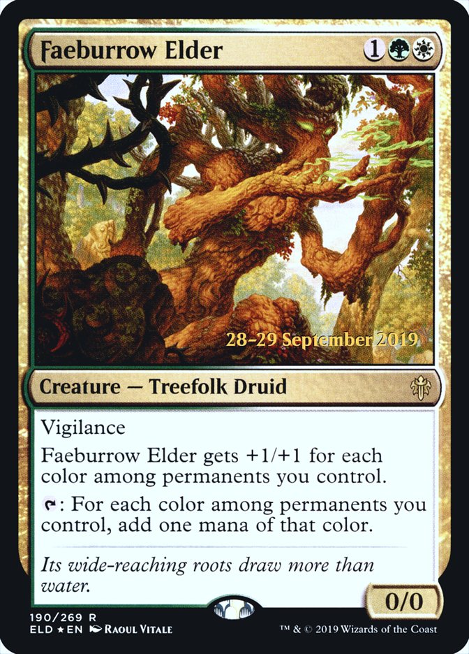 Faeburrow Elder  [Throne of Eldraine Prerelease Promos] | Tacoma Games