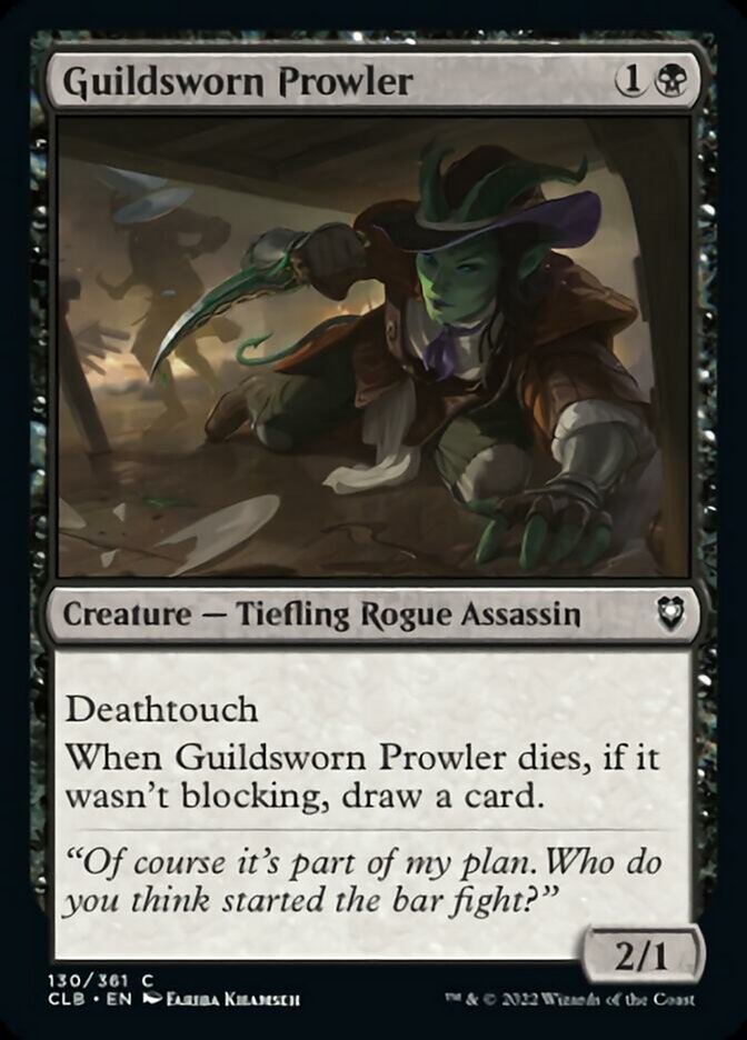 Guildsworn Prowler [Commander Legends: Battle for Baldur's Gate] | Tacoma Games