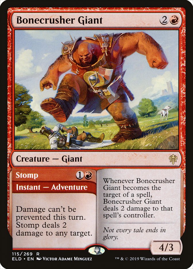 Bonecrusher Giant // Stomp [Throne of Eldraine] | Tacoma Games