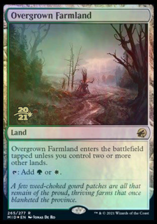 Overgrown Farmland [Innistrad: Midnight Hunt Prerelease Promos] | Tacoma Games