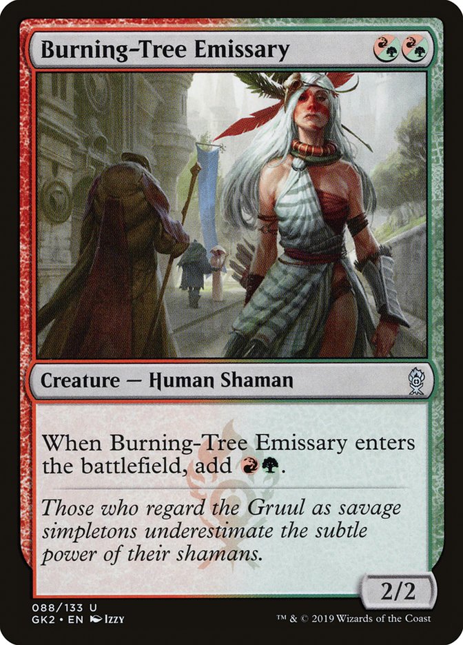 Burning-Tree Emissary [Ravnica Allegiance Guild Kit] | Tacoma Games