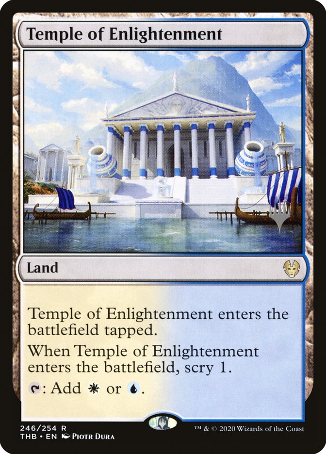 Temple of Enlightenment (Promo Pack) [Theros Beyond Death Promos] | Tacoma Games