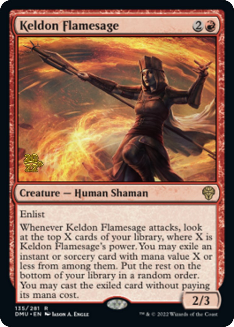 Keldon Flamesage [Dominaria United Prerelease Promos] | Tacoma Games