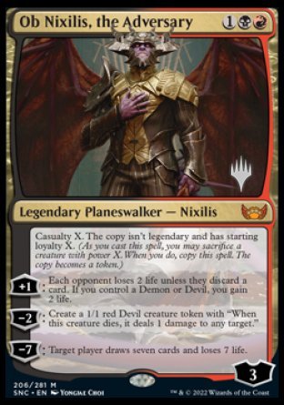 Ob Nixilis, the Adversary (Promo Pack) [Streets of New Capenna Promos] | Tacoma Games