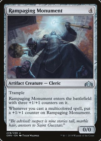 Rampaging Monument [Guilds of Ravnica] | Tacoma Games