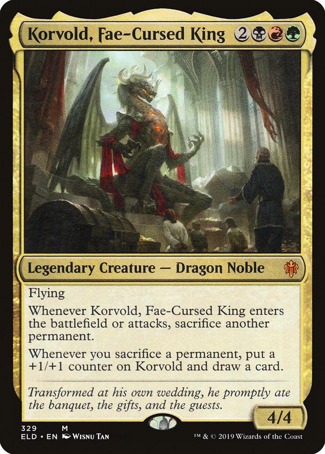 Korvold, Fae-Cursed King [Throne of Eldraine] | Tacoma Games