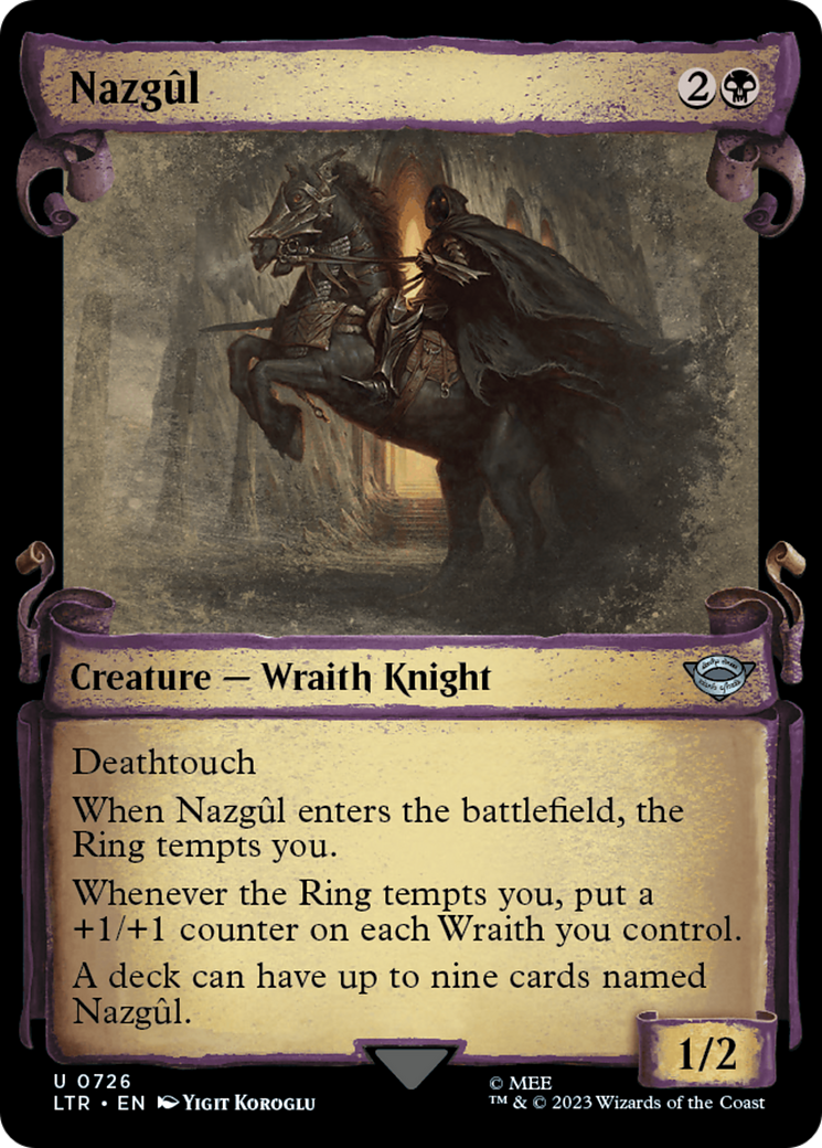 Nazgul (0726) [The Lord of the Rings: Tales of Middle-Earth Showcase Scrolls] | Tacoma Games