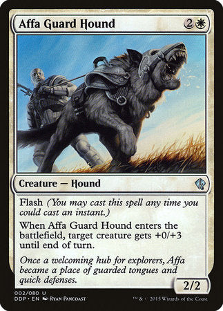 Affa Guard Hound [Duel Decks: Zendikar vs. Eldrazi] | Tacoma Games