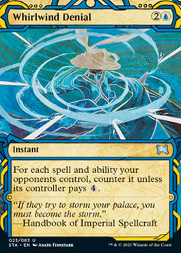 Whirlwind Denial  (Etched Foil) [Strixhaven Mystical Archive] | Tacoma Games