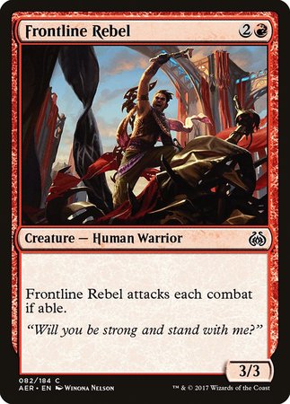 Frontline Rebel [Aether Revolt] | Tacoma Games