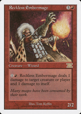 Reckless Embermage [Classic Sixth Edition] | Tacoma Games