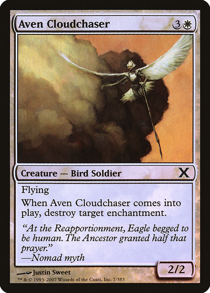 Aven Cloudchaser (Premium Foil) [Tenth Edition] | Tacoma Games