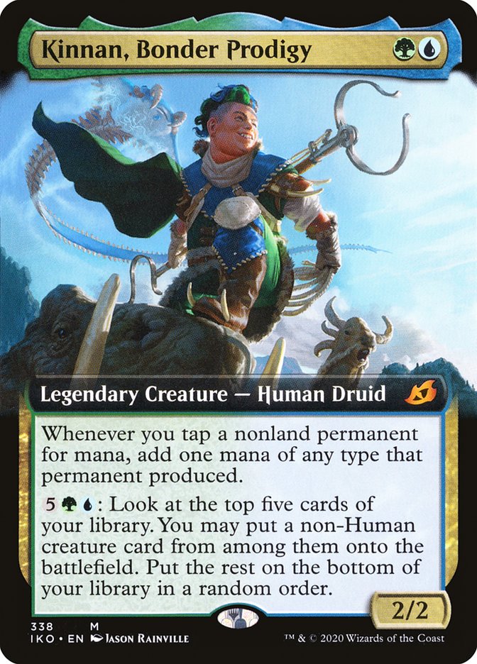 Kinnan, Bonder Prodigy (Extended Art) [Ikoria: Lair of Behemoths] | Tacoma Games