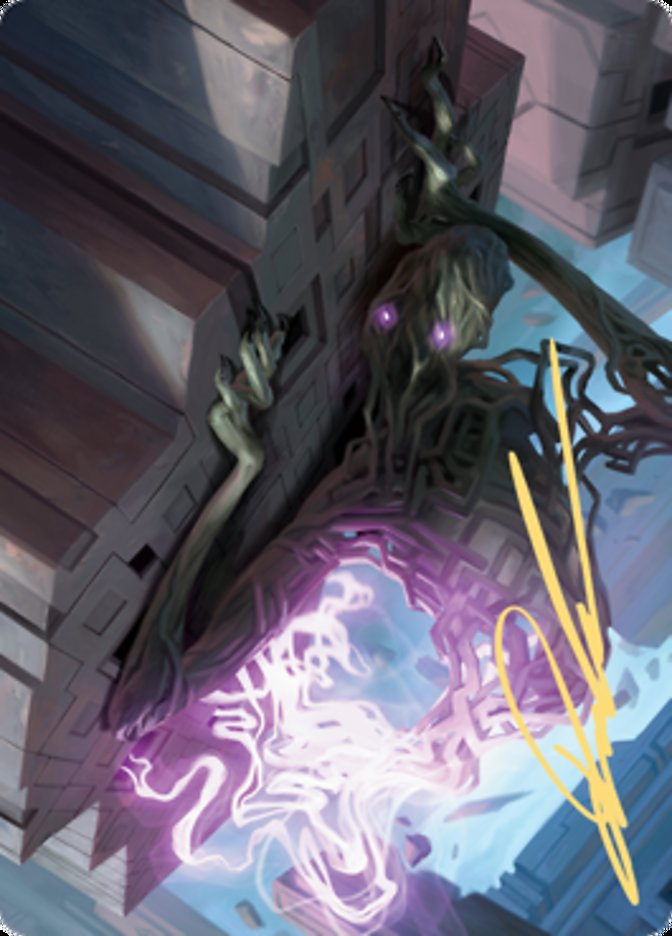 Skyclave Shade Art Card (Gold-Stamped Signature) [Zendikar Rising Art Series] | Tacoma Games