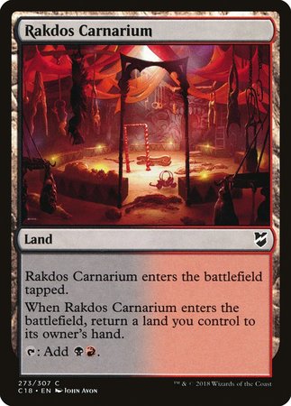 Rakdos Carnarium [Commander 2018] | Tacoma Games