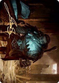 Vault Robber Art Card (Gold-Stamped Signature) [Kaldheim: Art Series] | Tacoma Games