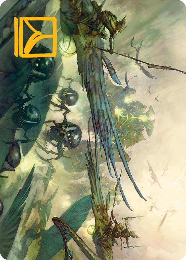Invasion of Pyrulea Art Card (Gold-Stamped Signature) [March of the Machine Art Series] | Tacoma Games