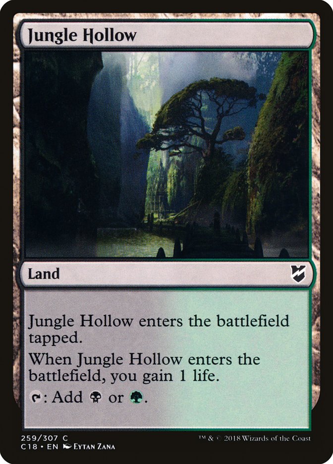 Jungle Hollow [Commander 2018] | Tacoma Games