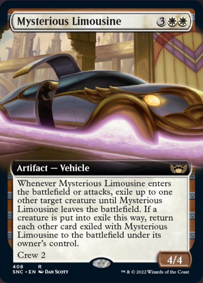 Mysterious Limousine (Extended Art) [Streets of New Capenna] | Tacoma Games