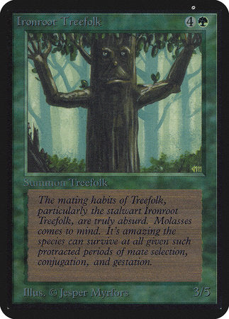 Ironroot Treefolk [Limited Edition Alpha] | Tacoma Games