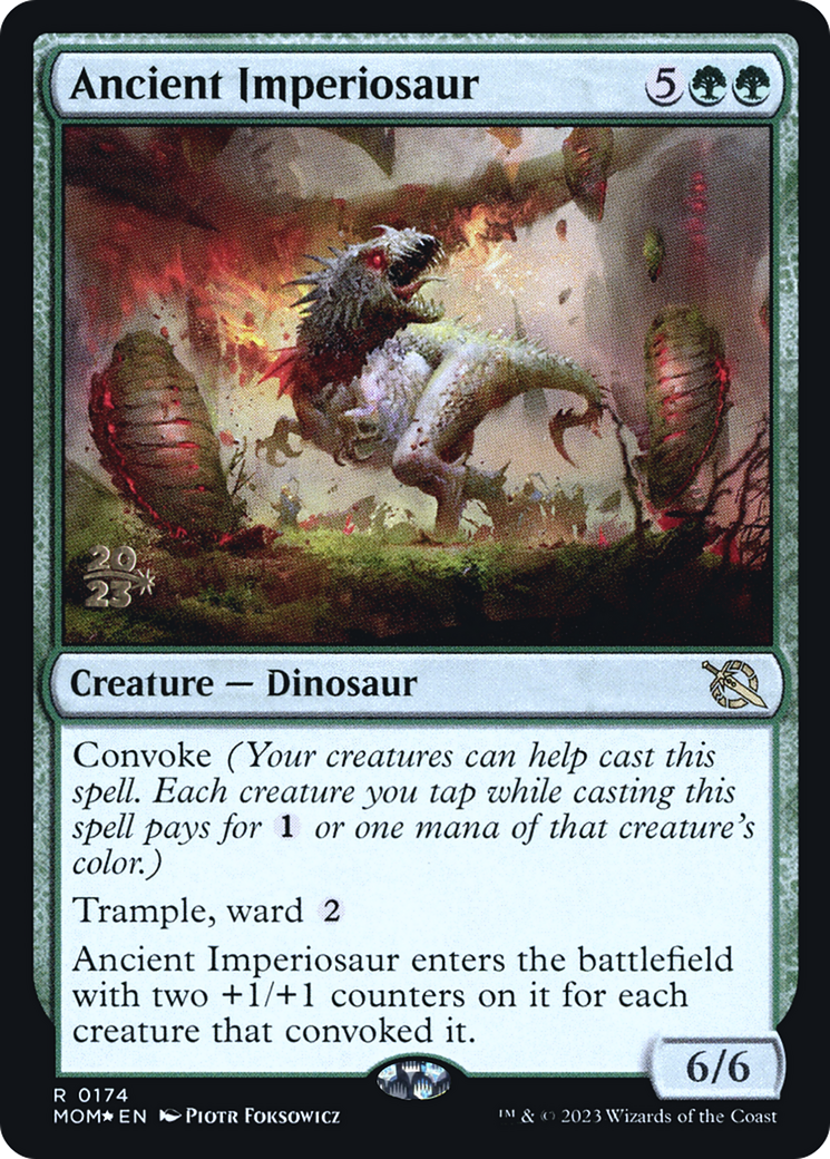 Ancient Imperiosaur [March of the Machine Prerelease Promos] | Tacoma Games