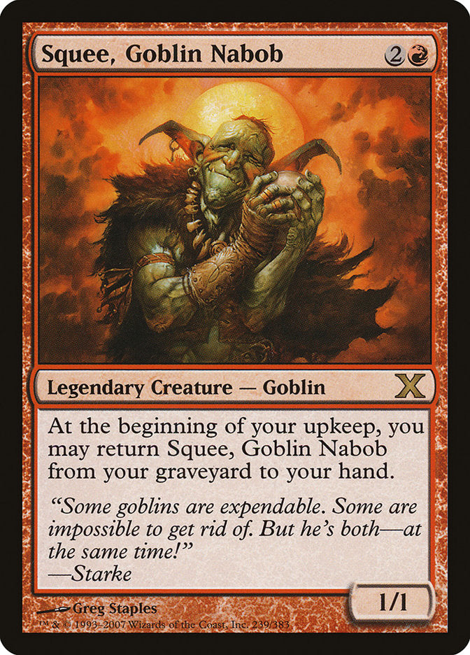 Squee, Goblin Nabob [Tenth Edition] | Tacoma Games