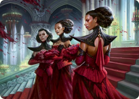 Olivia's Attendants Art Card [Innistrad: Crimson Vow Art Series] | Tacoma Games