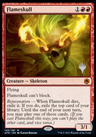 Flameskull (Promo Pack) [Dungeons & Dragons: Adventures in the Forgotten Realms Promos] | Tacoma Games