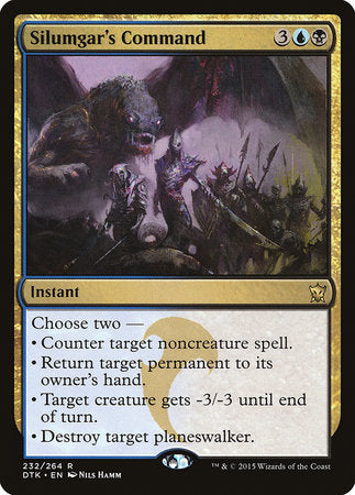Silumgar's Command [Dragons of Tarkir] | Tacoma Games
