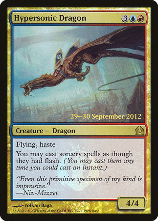 Hypersonic Dragon [Return to Ravnica Promos] | Tacoma Games