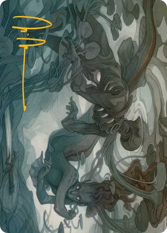 Emry, Lurker of the Loch Art Card (Gold-Stamped Signature) [March of the Machine Art Series] | Tacoma Games