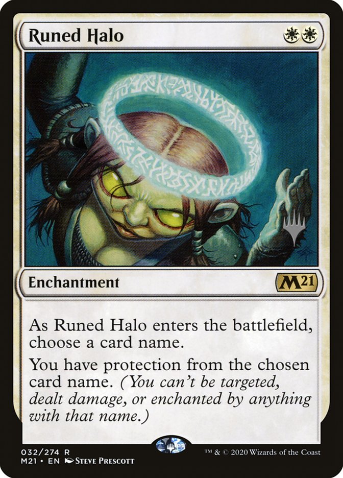 Runed Halo (Promo Pack) [Core Set 2021 Promos] | Tacoma Games