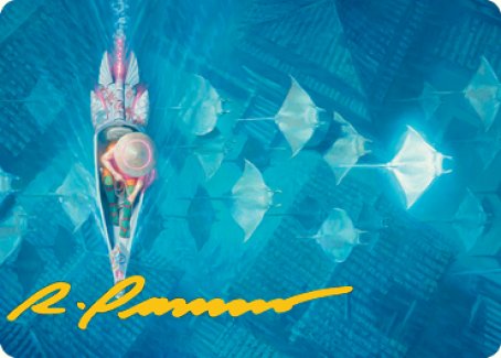 Discover the Impossible Art Card (Gold-Stamped Signature) [Kamigawa: Neon Dynasty Art Series] | Tacoma Games